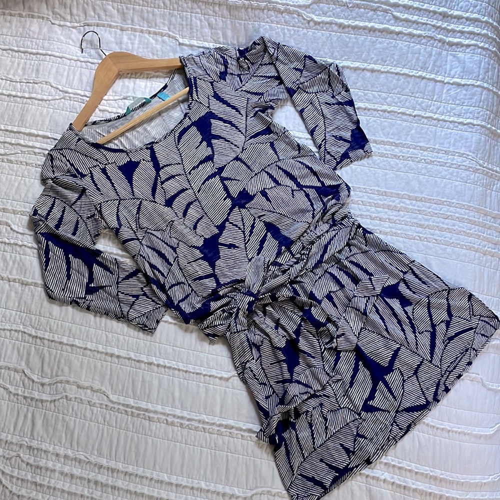 Tori Richard Amazonia Eliza Dress Navy